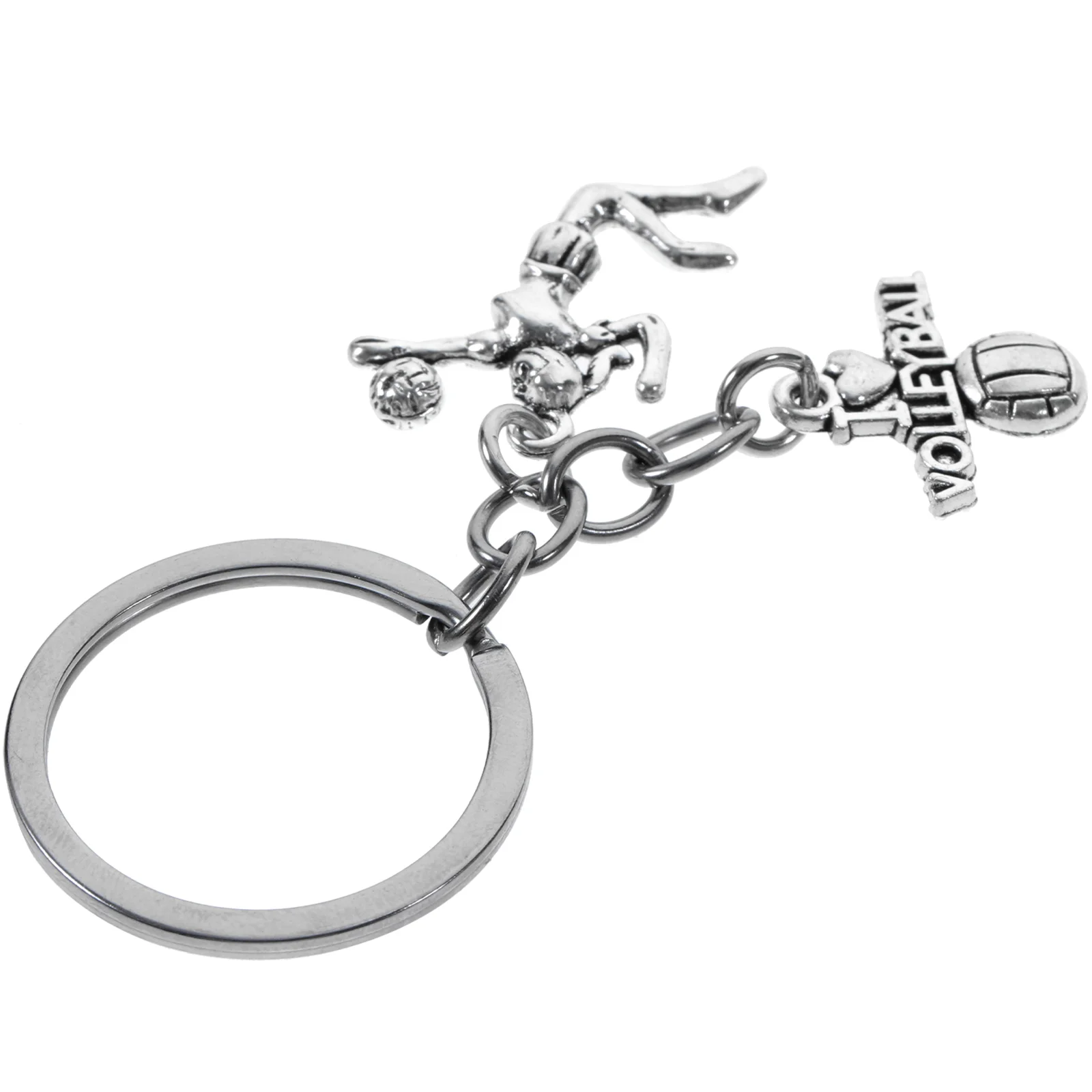 

Volleyball Keychain Adorable Volleyball Keychain Alloy Hanging Bag Pendant Multi Function Decorative Accessory Compact