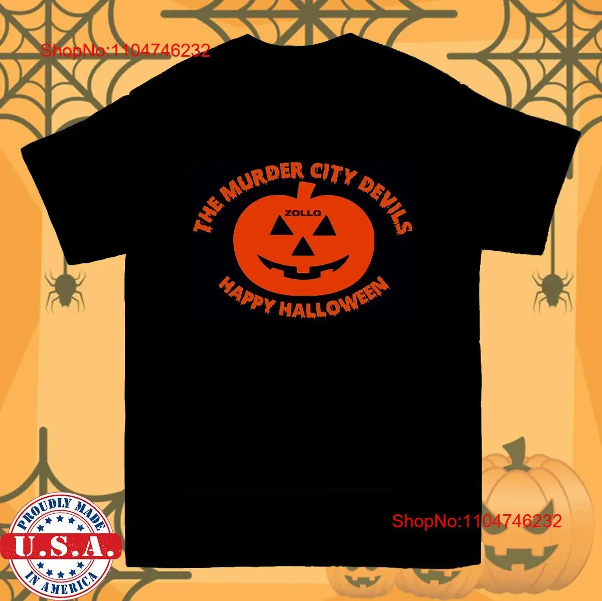 

Футболка Happy Halloween Zollo The Murder City Devils, полный размер S 5XL, винтажная, растянутая, модная, универсальная, унисекс, для мужчин