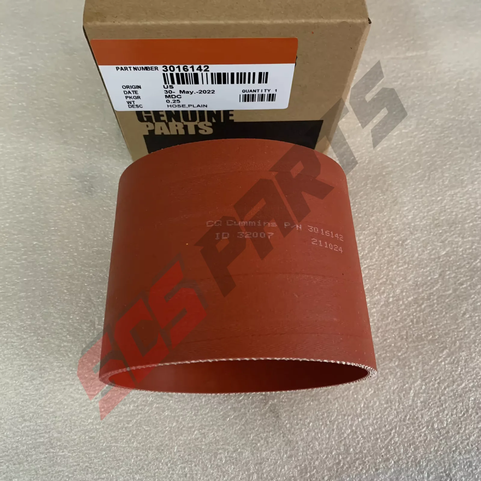 3016142   خرطوم عادي مناسب لمحرك الكمون K19 K38 K50 N14 NT855