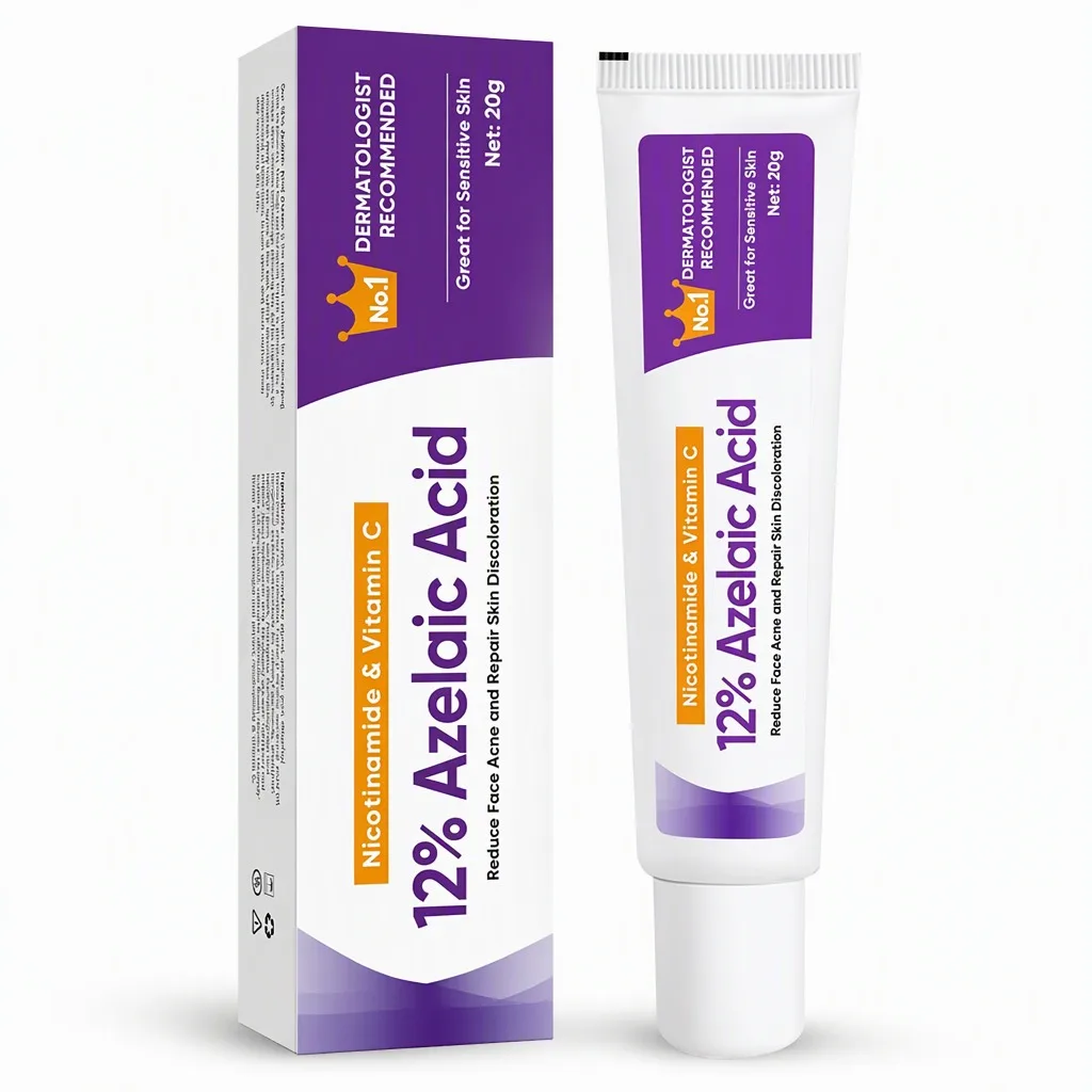 12% Azelaic Acid Cream 20g Niacinamide Vitamin C Face Moisturizer Brightening Even Skin Tone Sensitive Skin