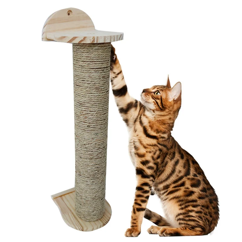 A85M 6X الحائط لوحة خدش القط لعبة السيزال تسلق إطارات خدش شجرة القطط حماية الأثاث طحن مخالب