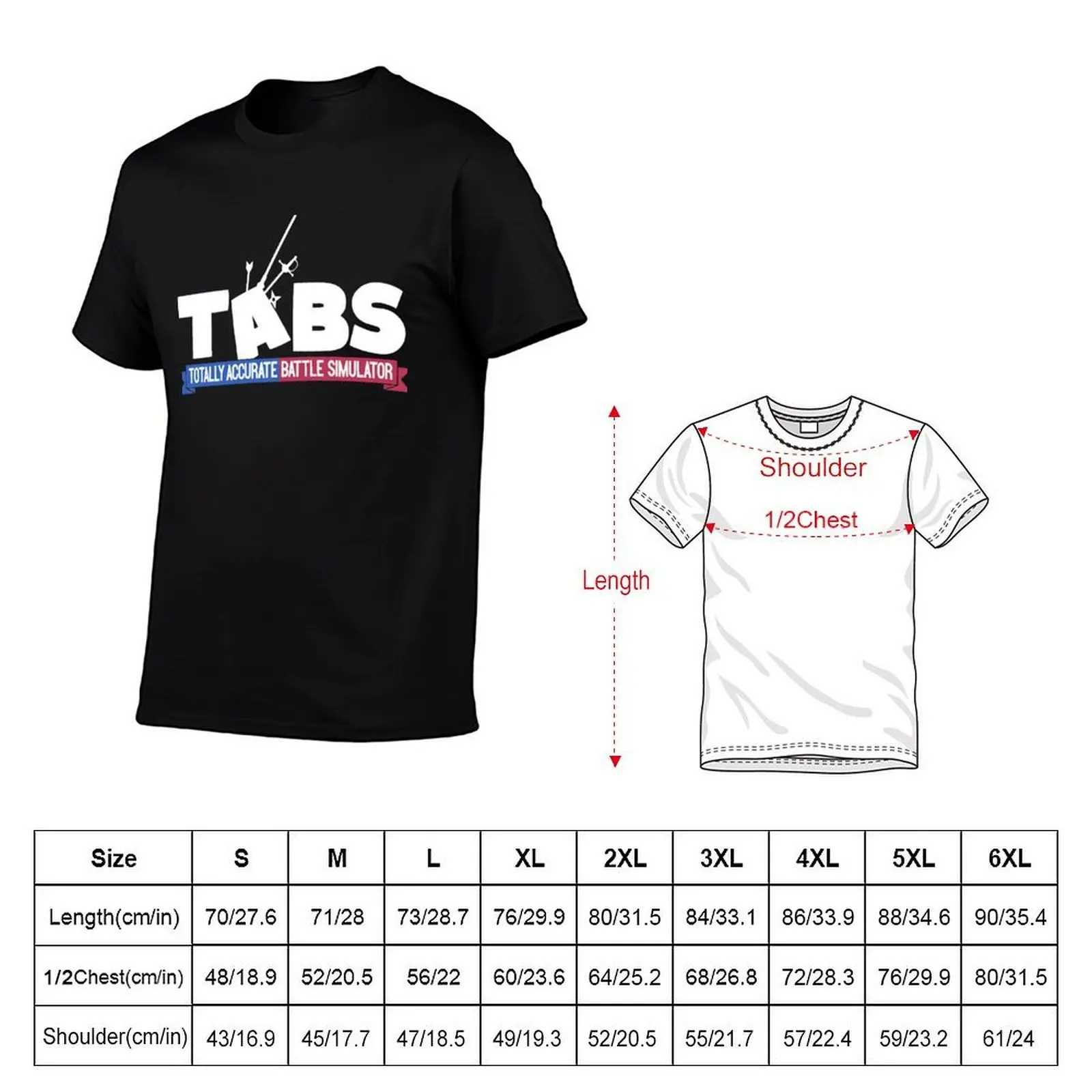 totally accurate battle simulator logo T-Shirt Retro Graphic Print T-Shirt