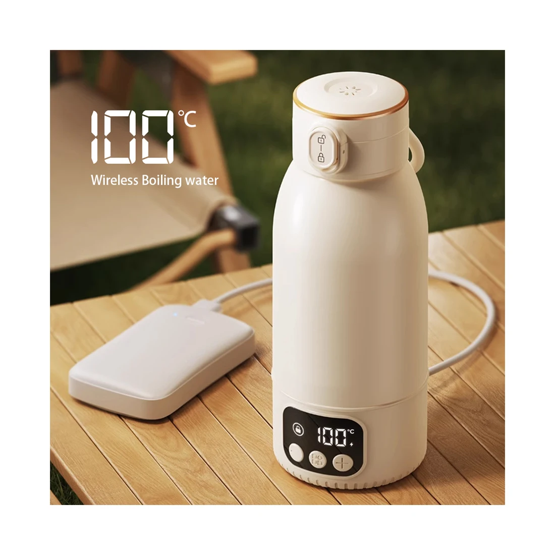 2025 New Upgrade Wireless Boiling Water Fast Heating Baby Bottle Warmer Travel  Baby Milk Bottle Warmer Portable Milk Warmer