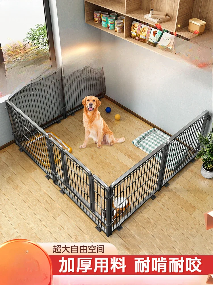 Large cage for small and medium-sized dogs in pet enclosure