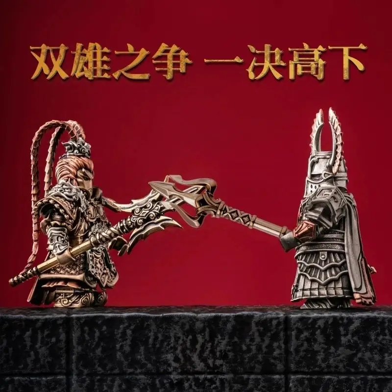 تمثال معدني متوافق مع رأس اليقطين/أجزاء عالمية ترايدنت مجموعات الأسلحة القديمة كتل بناء حساسة ألعاب الطوب MOC