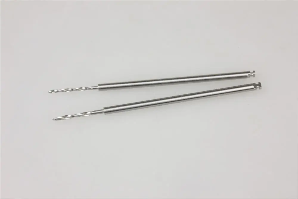 medical Orthopaedic Instruments Stainless Steel 1.1 1.5 mm Step Limited Hand Foot Surgery Bone drill Bit Quick change Interface