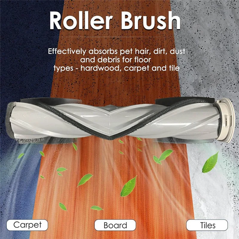 A88X Multipurpose Roller Brush For Hardwood Cleaning, Fits For Dreame T10/T20/T30/R10/R20/R30/V12/V16 Vacuum Models