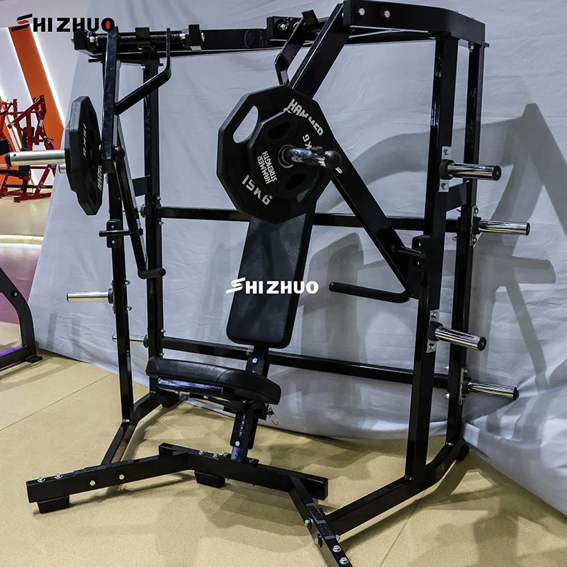 

Shizhuo High Quality Fitness Gym Equipment Adjustable Steel Plate Loaded Seated Wide Chest Press Machine
