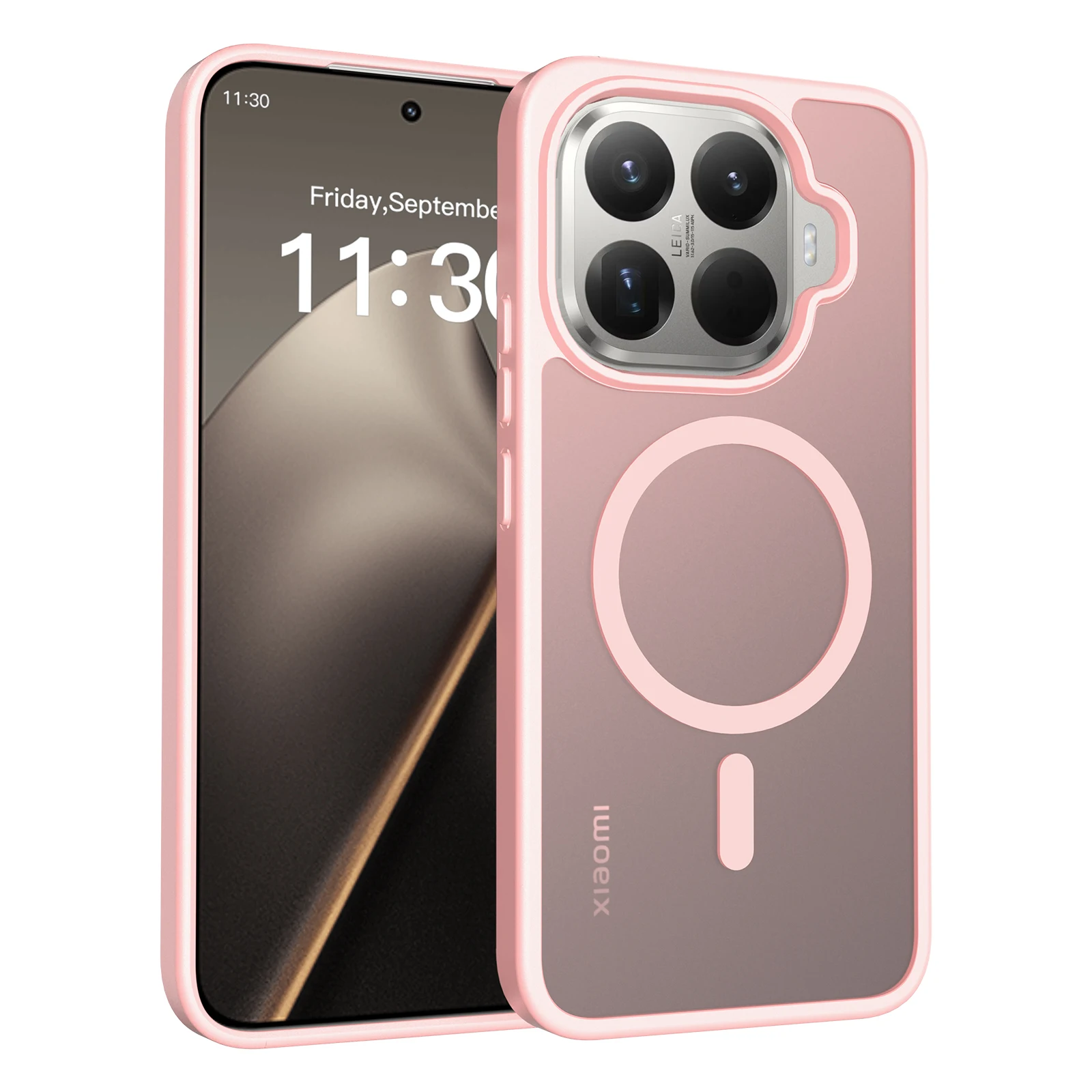 Für Xiaomi 17t Pro: Matte Schutzhülle mit Magnetverschluss, für Xiaomi 15t Pro: Anti-Fingerabdruck, rutschfeste PC+TPU-Hülle. – Detail 10
