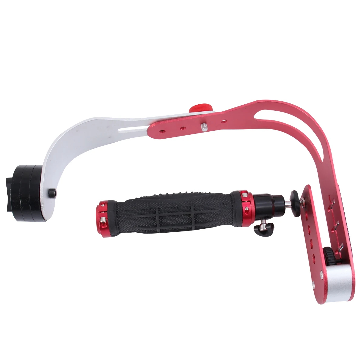 

1pc Super Gimbals Camera Stabilizer Handheld Video Stabilizer For Dslr Dv Travel Low Angle Photography Red