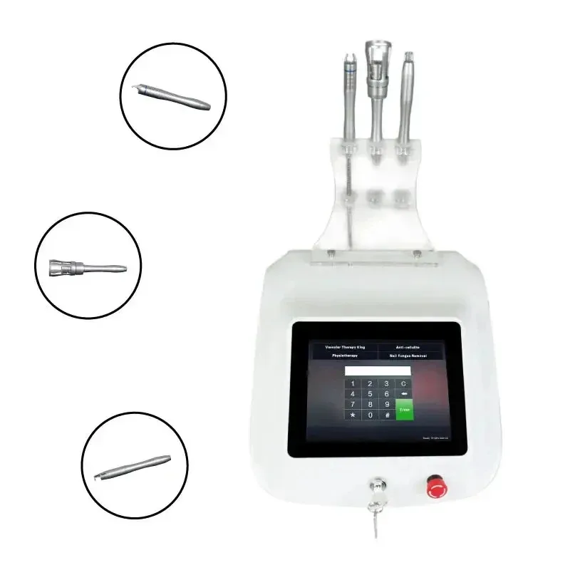 

High Frequency RF Spider Vein Removal Machine Vascular Treatment for Onychomycosis Toe Nail Fungus Removal Beauty & Health Devic