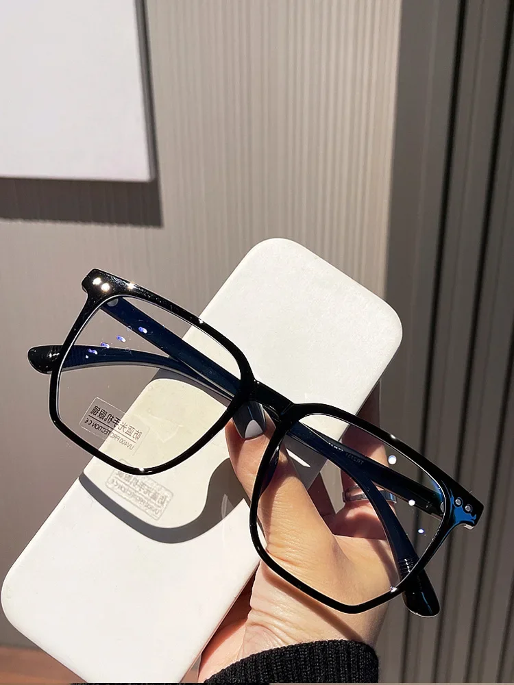 Runde Brillen transparente Computer brille Rahmen Frauen Männer Anti Blaulicht blockierende Brille optische Brille Brille – Detail 10