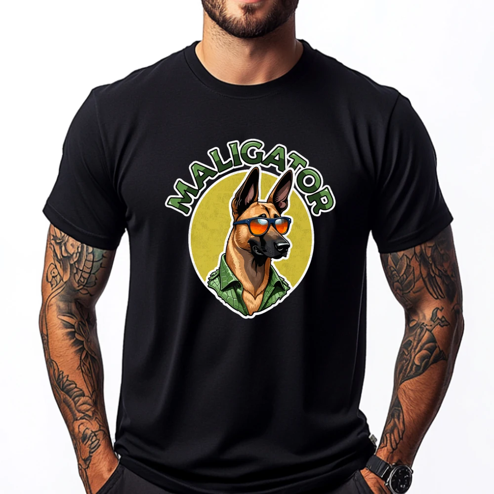 Belgian Malinois Maligator Owner Belgian Shepherd Grahpic Tee Shirt Comfortable Sale Design