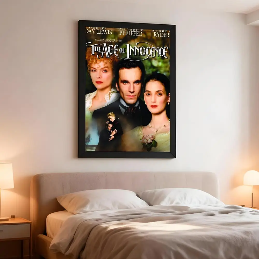 Classic Film The Age of Innocence Poster Artistic Peel-Off Wall Decor, Indoor Outdoor Home Ornament for Collectors