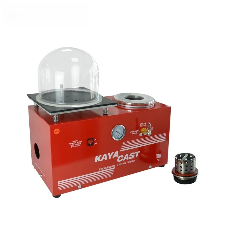 

4L High Quality Investing For Jewelries Metals Gold Silver Copper Mini Vacuum Caster Casting Machine DIY Made In China Factory