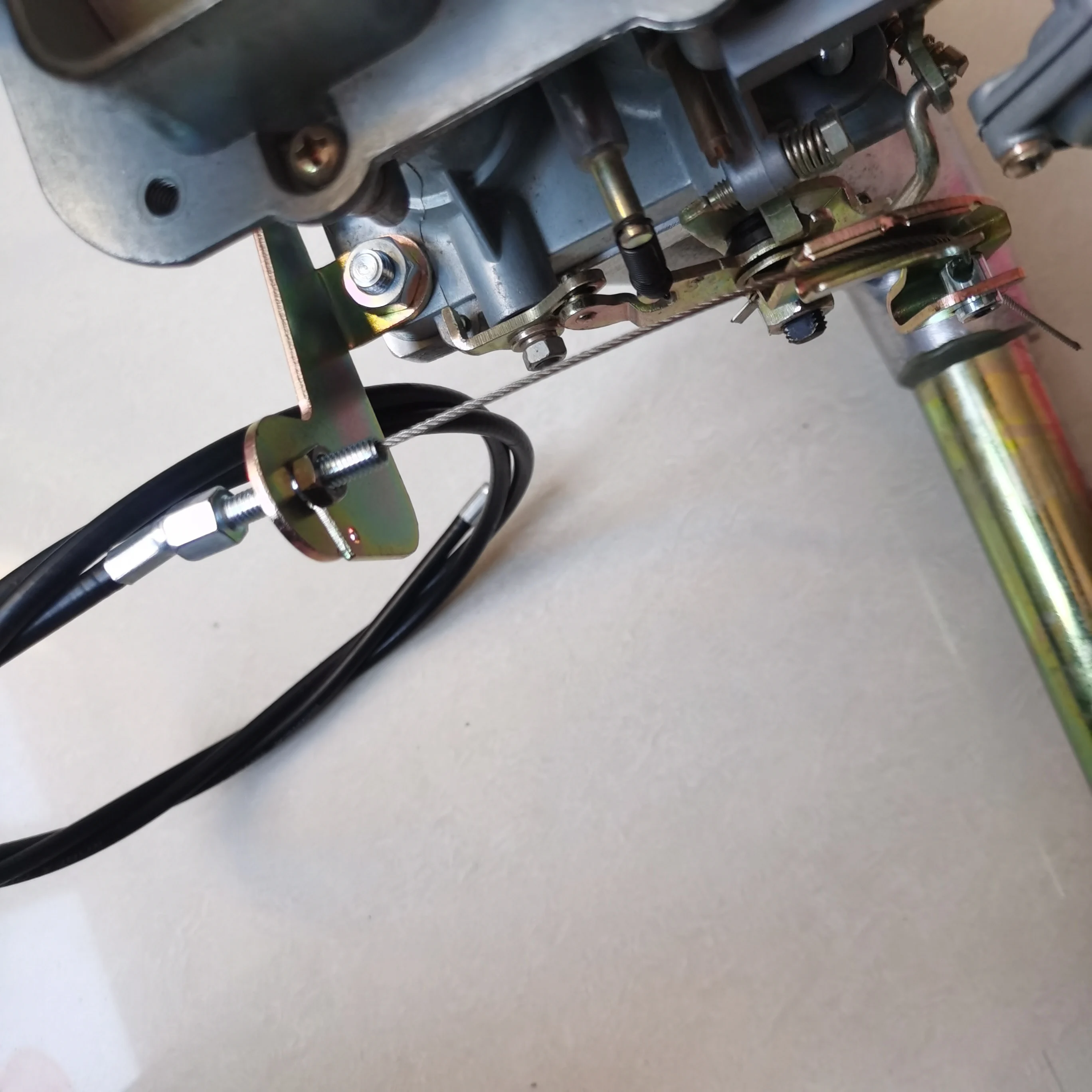 FAJS NO L7-3A مجموعة الربط العالمية بدون كابل خانق لـ WEBER 32/36 DGEV AV V أو 38/38DGES DGAS #2