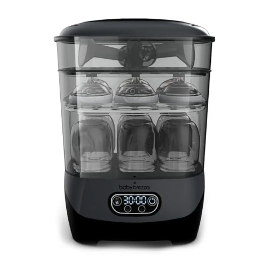 

Стерилизатор и сушилка для бутылочек Advanced – на 33% быстрее – Паровой стерилизатор с максимальной вместимостью – Универсальная стерилизационная машина для всех типов бутылок