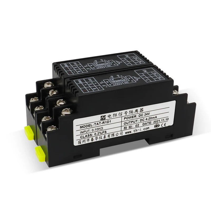 Two Wire Passive Current 4-20mA Potentiometer Resistance Displacement Signal Transmitter for Angle/Linear Position Measuring