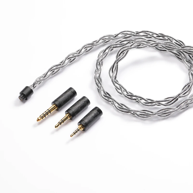 

6N single crystal copper+mineral 4.4mm 3.5mm 2.5mm earphone upgrade cable D7200 0.78 mmcx qdc ie80s ie300 ie500