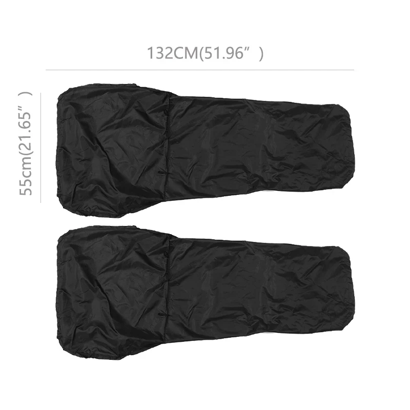 2Pcs Waterproof Polyester Universal Seat Cover Front Car Van Seat Covers Protectors Nonslip Backing Dust-proof For Cars Bus VAN