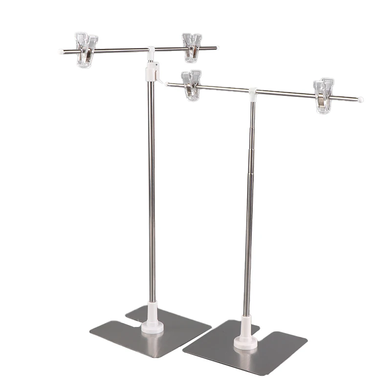 إطار عرض الملصقات من الفولاذ المقاوم للصدأ - حامل خلفية صورة تي شيرت من الدرجة التجارية لتصوير الفيديو والإعلان