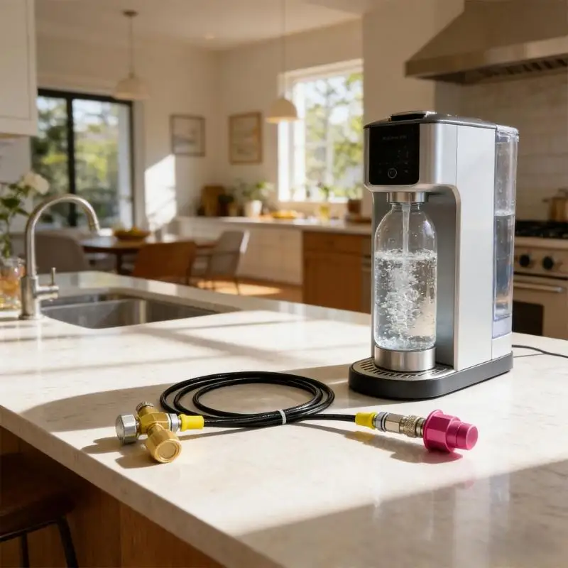 D0AB Improved Sparkling Water Device Connector Has defended Joints And Tight Closures