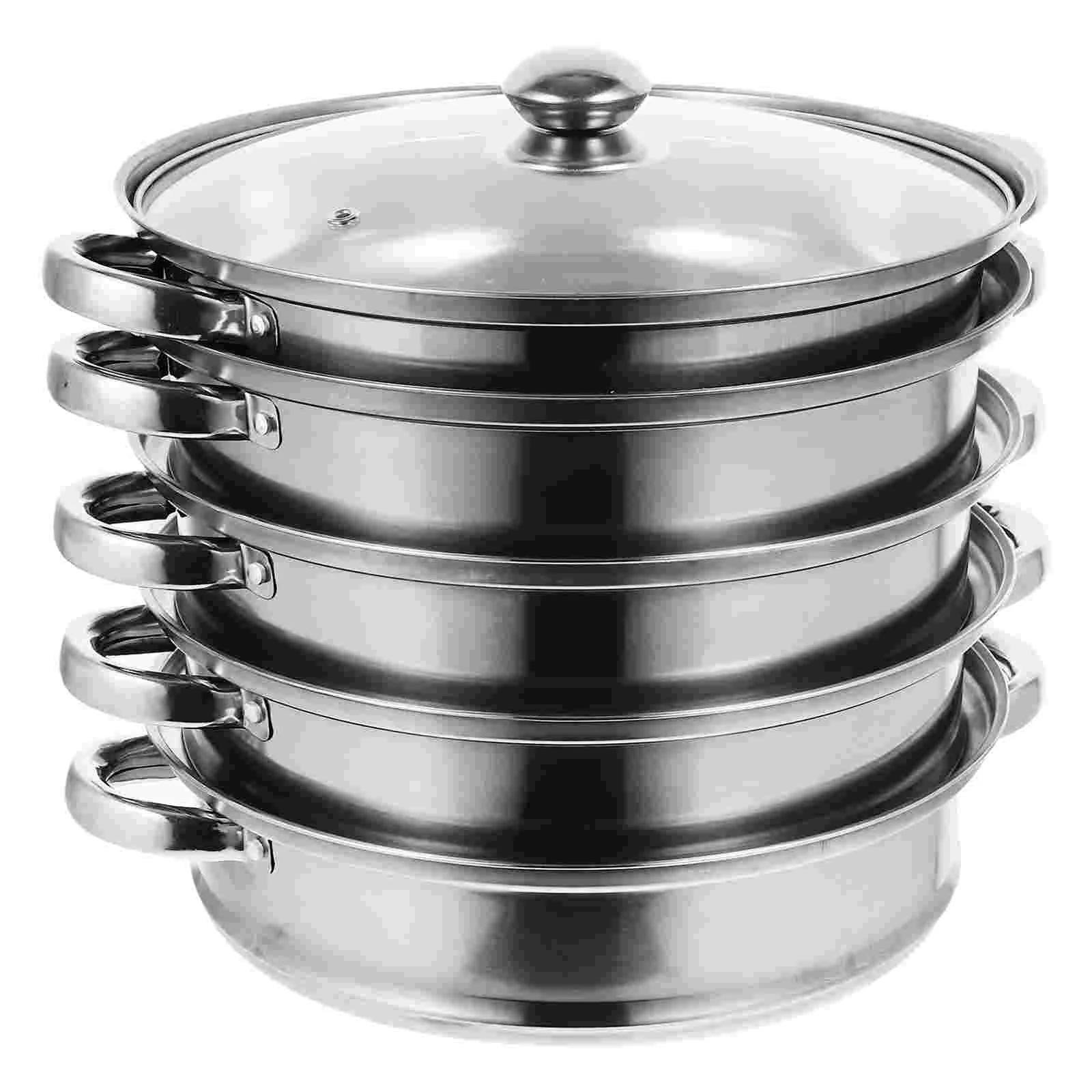 

Пароварка для приготовления пищи, многофункциональные кухонные аксессуары для супа, 5-уровневая пароварка