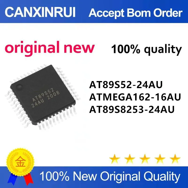 Original New 100% quality   AT89S52-24AU AT89S52 ATMEGA162-16AU -16U-TW 8253-24AU QFP44     Integrated circuit IC chip