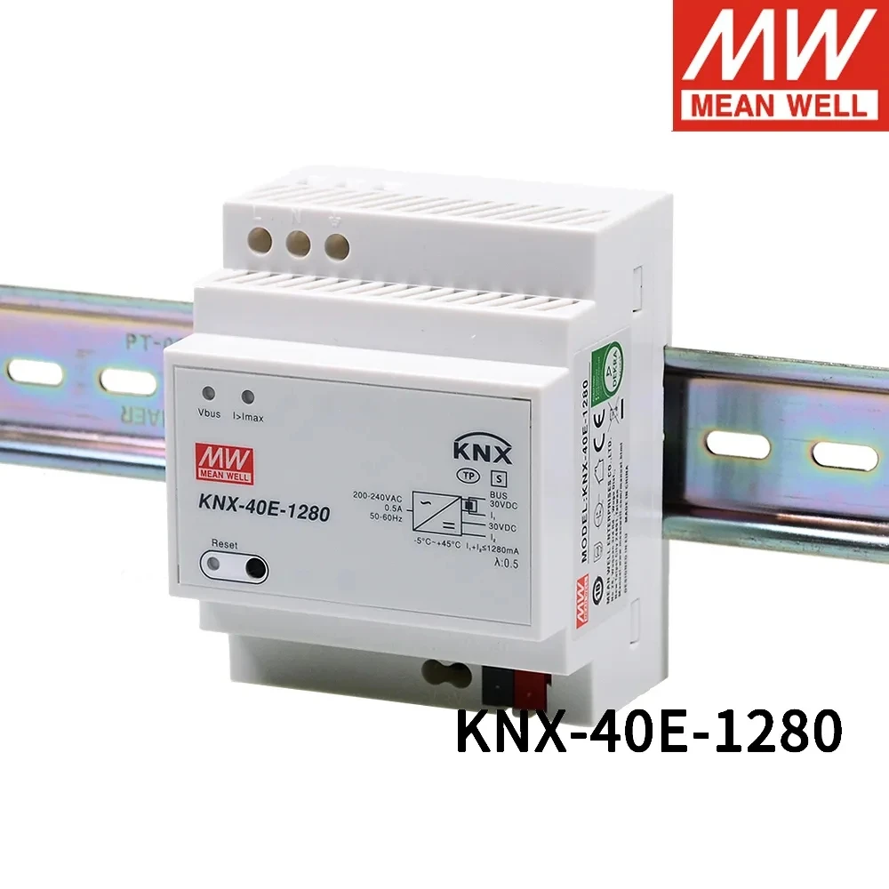 Imagem -03 - Mean Well-integrated Choke Switching Power Supply para Tp1256 Smart Home Control Knx40e1280 Knx-40e-1280d 30v 38.4w