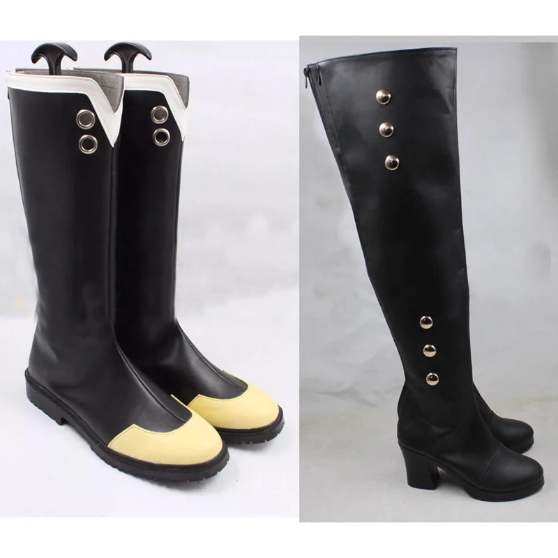 

Yuichiro Hyakuya Shinoa Hiiragi Mitsuba Sangu Yoichi Saotome Ferid Bathory Cosplay Boots Shoes PU Leather