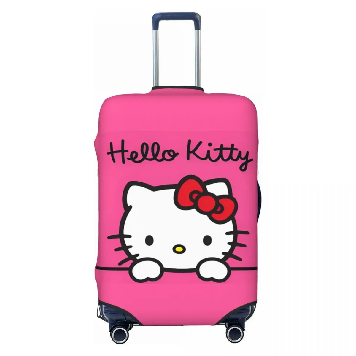 Hello Kitty Cute Cat Animal Suitcase Cover Strectch Travel Protector Luggage Supplies Vacation