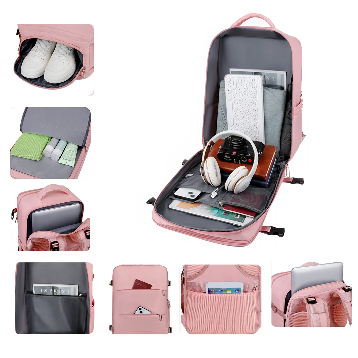 best small travel toiletry bag The Bucktail Color:Blue for-him Two main compartments plus 3F UL Gear Tutor