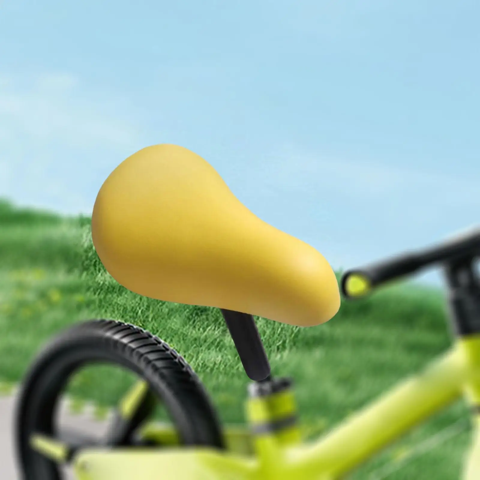 

Детское велосипедное сиденье из мягкой искусственной кожи, комфортное сиденье с утолщенной подушкой и амортизацией для детского велосипеда