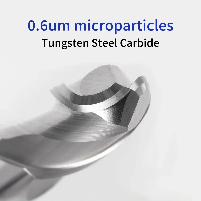 Chowmaster HRC55 2F2 Fluit Kogelfrees Wolfraamcarbide Cutter CNC Router Bit Frees