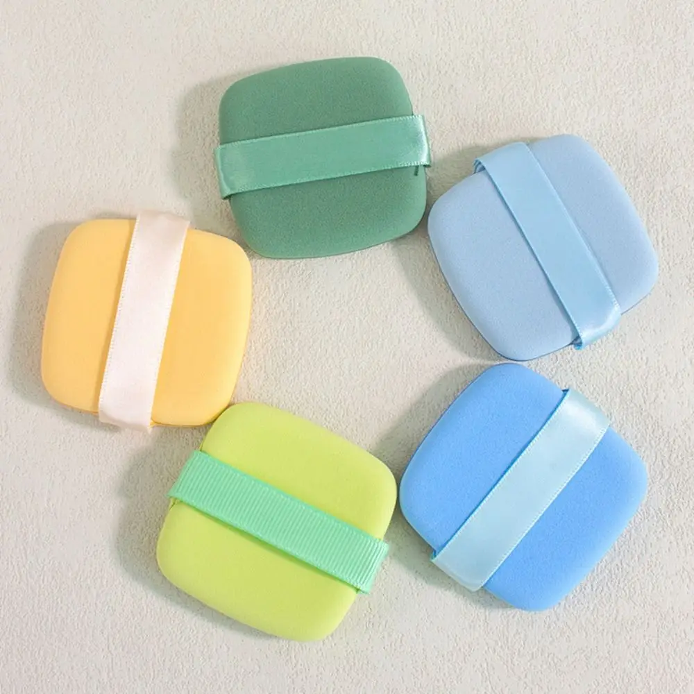 20pcs Teardrop Shape Air Cushion Makeup Puff Square Soft Cartoon Cosmetic Puff Hydrophilic Non-latex Air Cushion Powder Puff