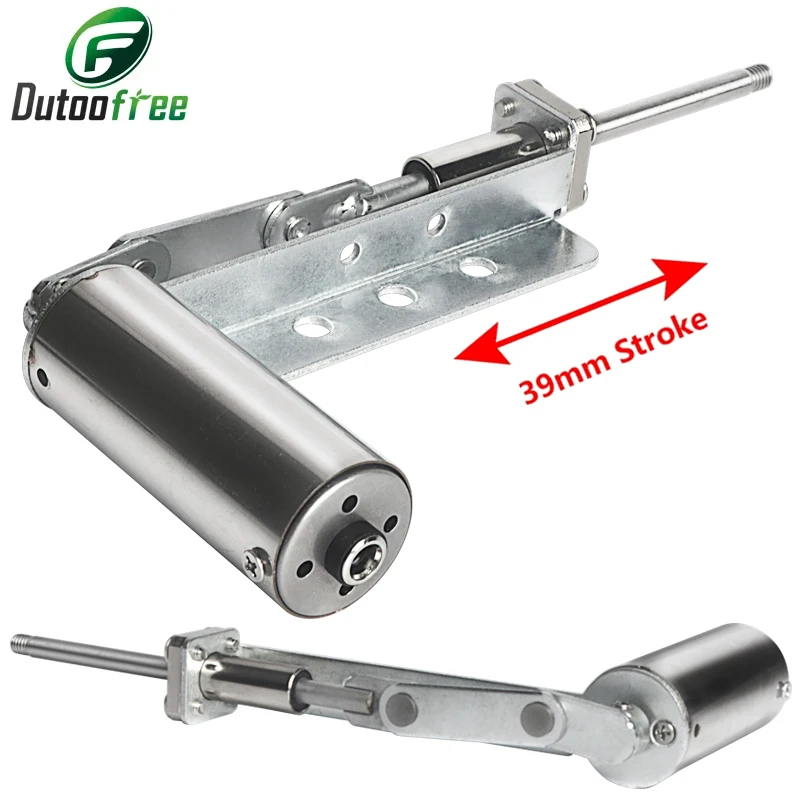 

39mm Stroke Upgrade Reciprocating Mechanism DC Motor All Metal Body Mini Telescopic Reciprocating Linear Actuator 30-270 times