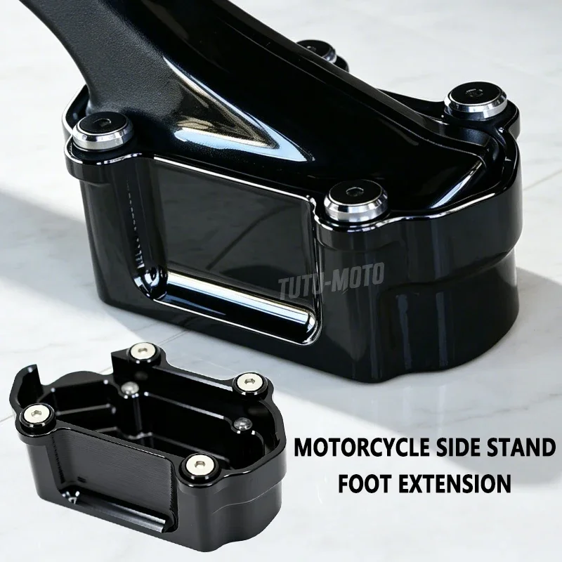 Para BMW R1300 RT R 1300RT R1300RT 2025 2026 Extensión de Soporte Lateral de Aluminio para Motocicleta, Almohadilla para Caballe