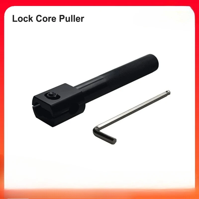 

Lock Core Puller AB Nuts Cylinder Heavy Duty Remover Tool Set with Wrench Locksmith Tool Alloy Steel Lock Core Puller with Bag