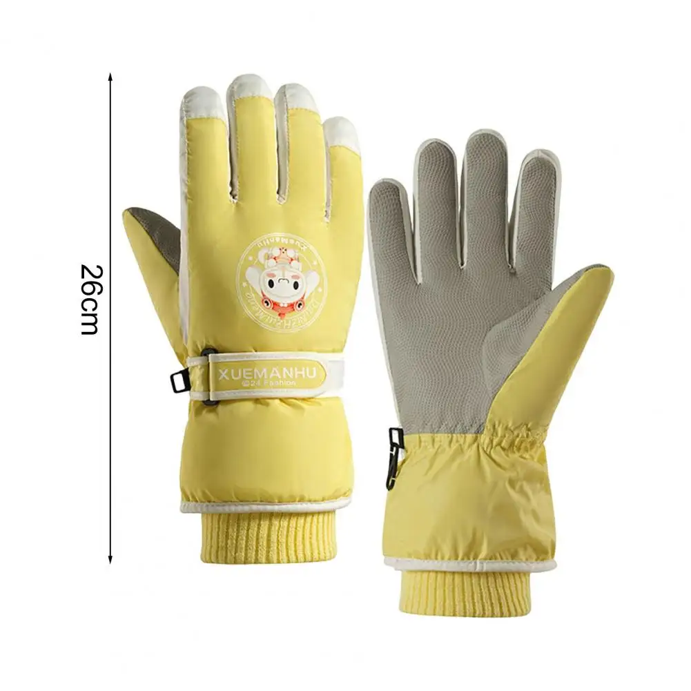 Guantes Térmicos para Niños Invierno Guantes de Nieve para niños Conjunto para actividades al aire libre Guantes Térmicos A Prueba de Viento Esquí Impermeable para Sledding