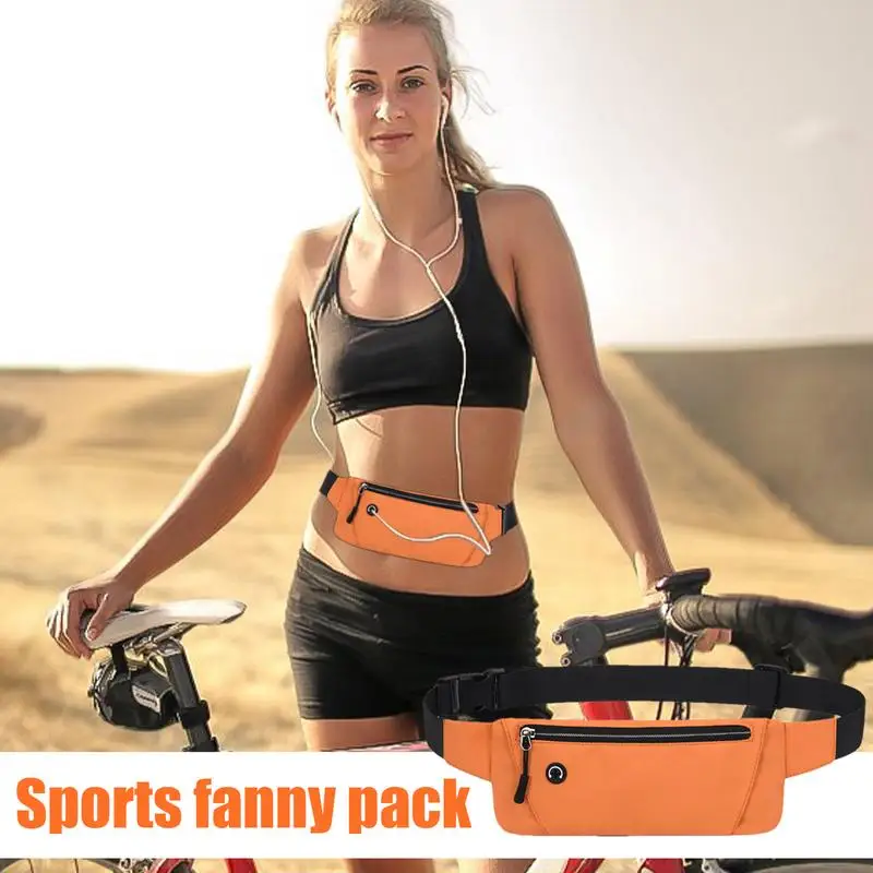 Riñonera para correr Unisex, bolso de cintura a la moda, cinturón impermeable para caminar, cinturón ajustable para teléfono, bolsa para correr para gimnasio