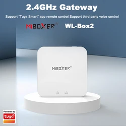 Miboxer WL-BOX2 2.4GHz Wifi Gateway Wireless  Single/Dual color/RGB/RGBW/RGBCCT TUYA  APP Controller Compatible With IOS/Andriod