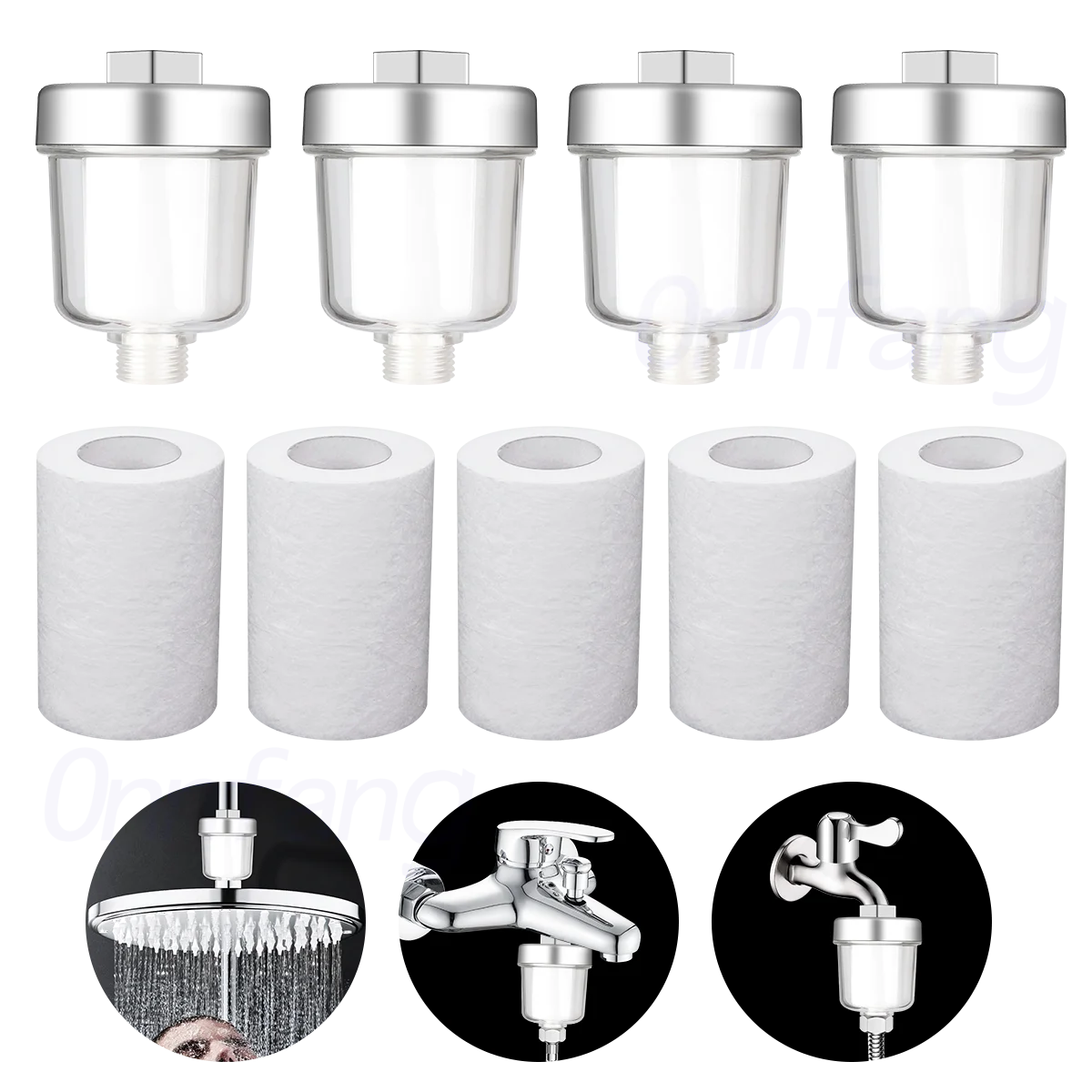 

Комплект очистителя воды на выходе, универсальный фильтр для крана, фильтр для кухни, ванной комнаты, душа, прозрачная система фильтрации для ванной комнаты для дома