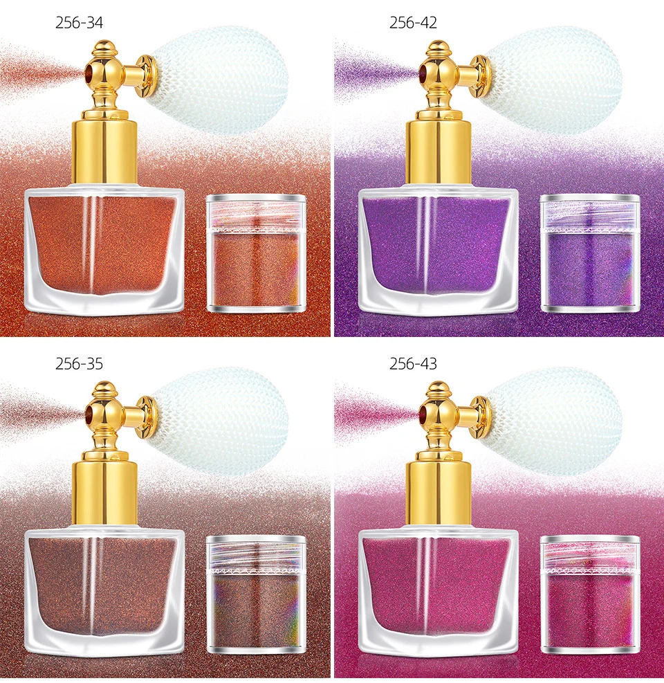 Cruelty-Free Vegan Holographic Glitter Spray Highlighter - Shiny Long-Lasting Face Hair Body Glitter for Party Clothes Decoratio