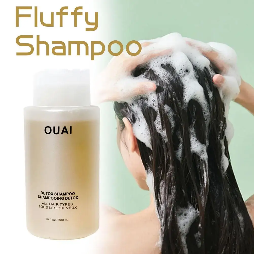 

OUAI Detox Shampoo 300ml - All Hair Types, Deep Cleansing, Soften Frizz Add Shine, Nourishing Repair Hair Care