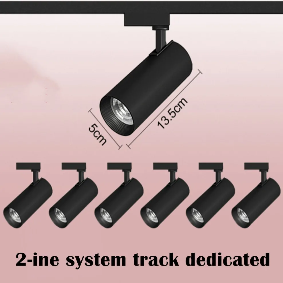 LED أضواء المسارات الأضواء AC175-265V 10 واط 20 واط 30 واط تركيبات COB رقاقة لغرفة المعيشة غرفة المطبخ متجر المنزل إضاءة ديكورية #1