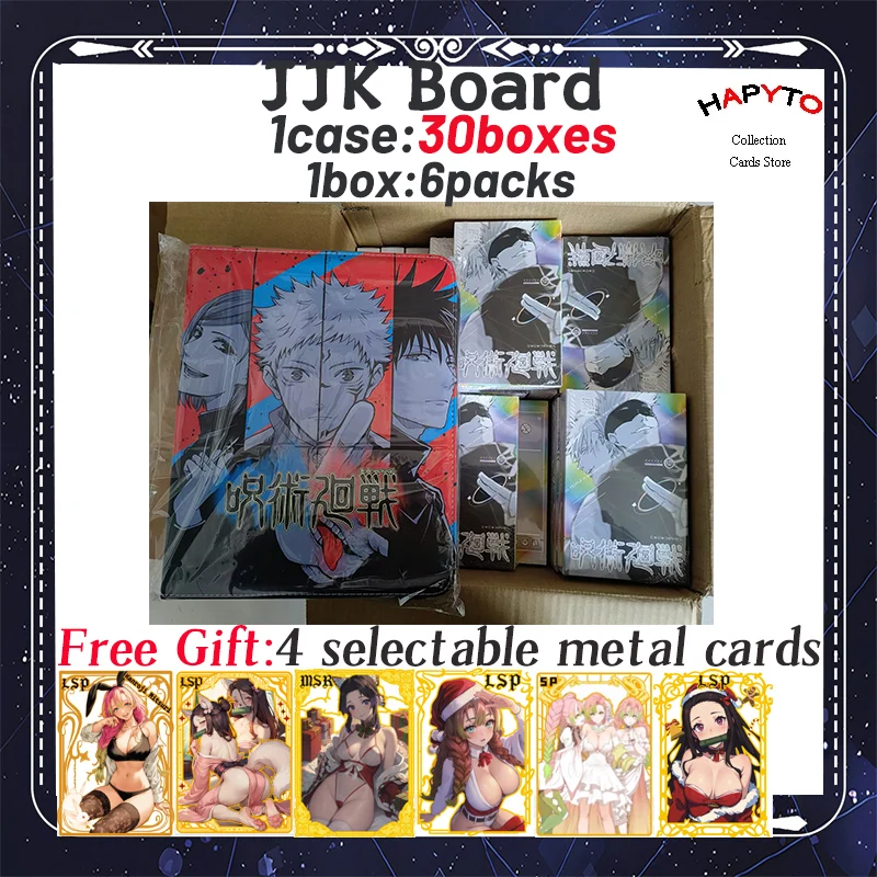 

Newest Jujutsu Kaisen Colored Paper Collection Card JJK Booster Box Gojo Satoru Nanami Sukuna Hobbies Chrismas Gift