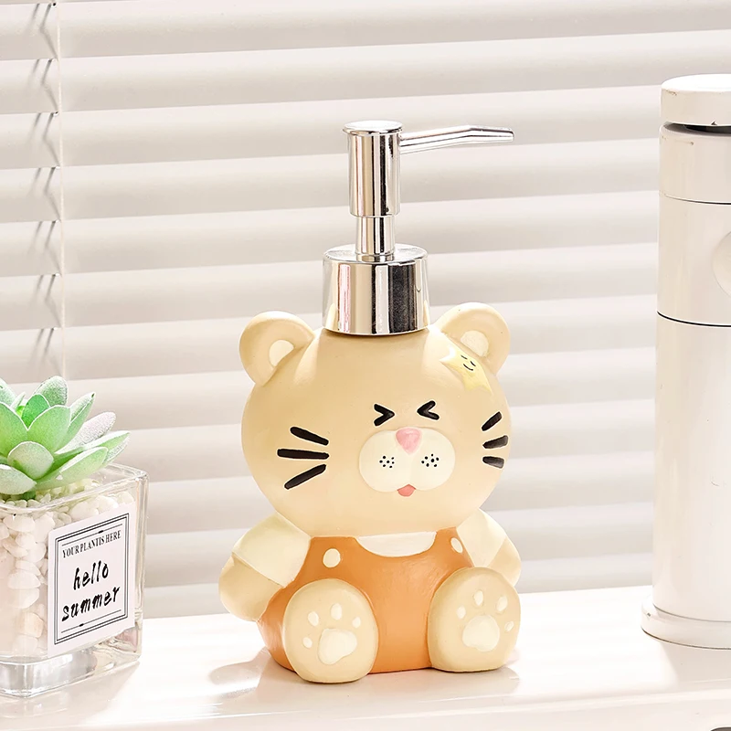 

Дозатор для мыла, креативный милый керамический дозатор для дезинфицирующего средства для рук, бутылка для бытовой ванной и туалета