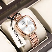 POEDAGAR Luxury Elegant Watch For Woman Waterproof Stainless Steel Women's Quartz Watches High Quality Stylish Ladies Wristwatch
