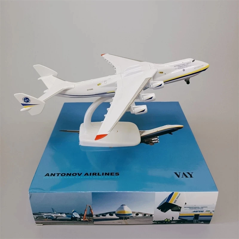 20cm ANTONOV 225 Airlines Ukraine An-225 Mriya Alloy Soviet Union Air Airplane Model Plane Diecast Aircraft