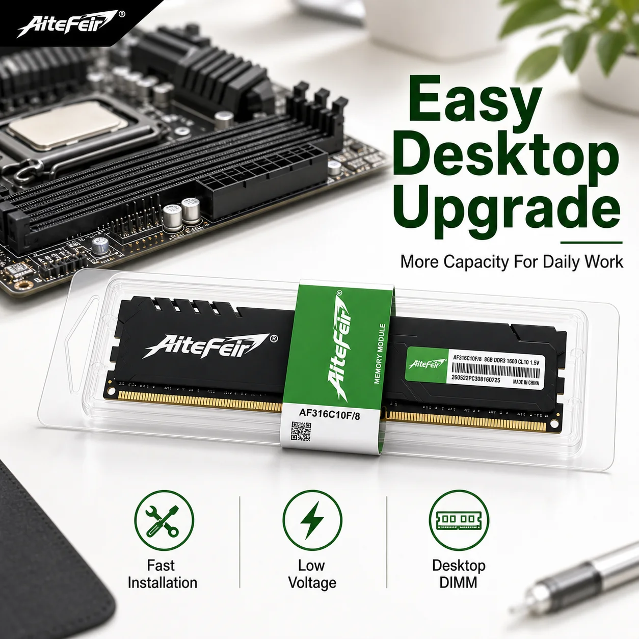 8GB DDR3 1600MHz RAM Desktop M - Memory Ram Upgrade review and price
